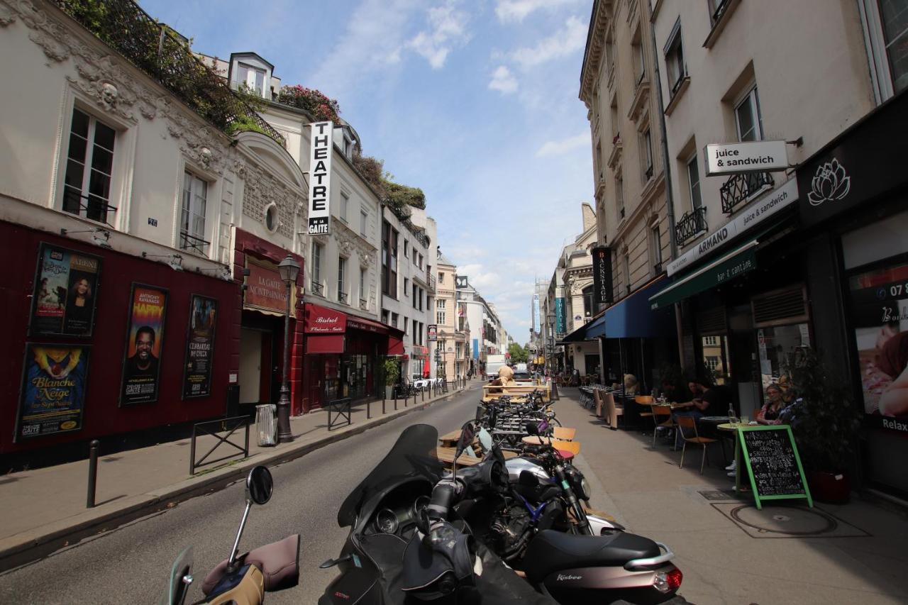 Montparnasse - La Gaite 1Bdr - B'Your Home Paris Dış mekan fotoğraf