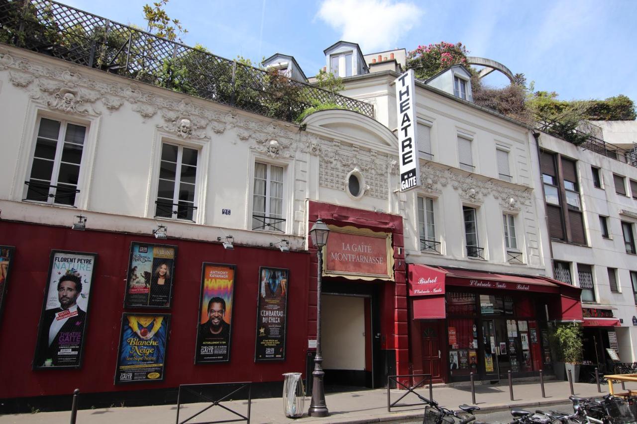 Montparnasse - La Gaite 1Bdr - B'Your Home Paris Dış mekan fotoğraf